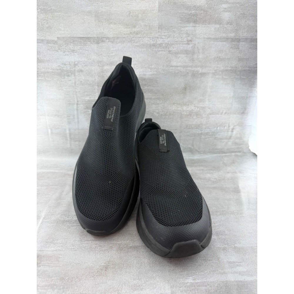 Skechers DLux Walker Pure Pleasure Women Black Slip On Sneakers 149318 Sz 11